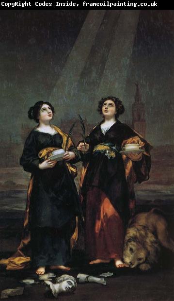 Francisco Goya Saints Justa and Rufina